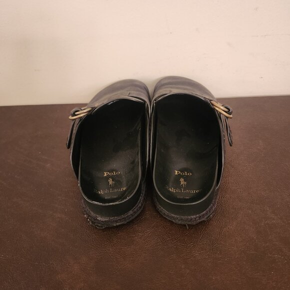 Polo Ralph Lauren Turbach clog sandals in black